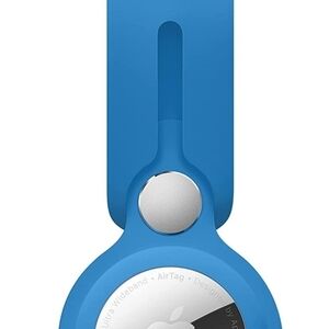 Genuine Apple AirTag Polyurethane Loop - Authentic NEW !!! Capri Blue